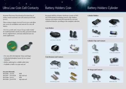 Thumbnail: Keystone battery holders